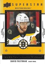 2023-24 UD Upper Deck Series 1 Superstar Honor Roll - HR-4 David Pastrnak