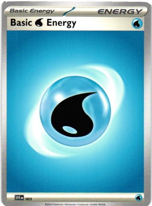 Water Energy 2023 Play! Stamped SVE 003, NM Pokemon Card