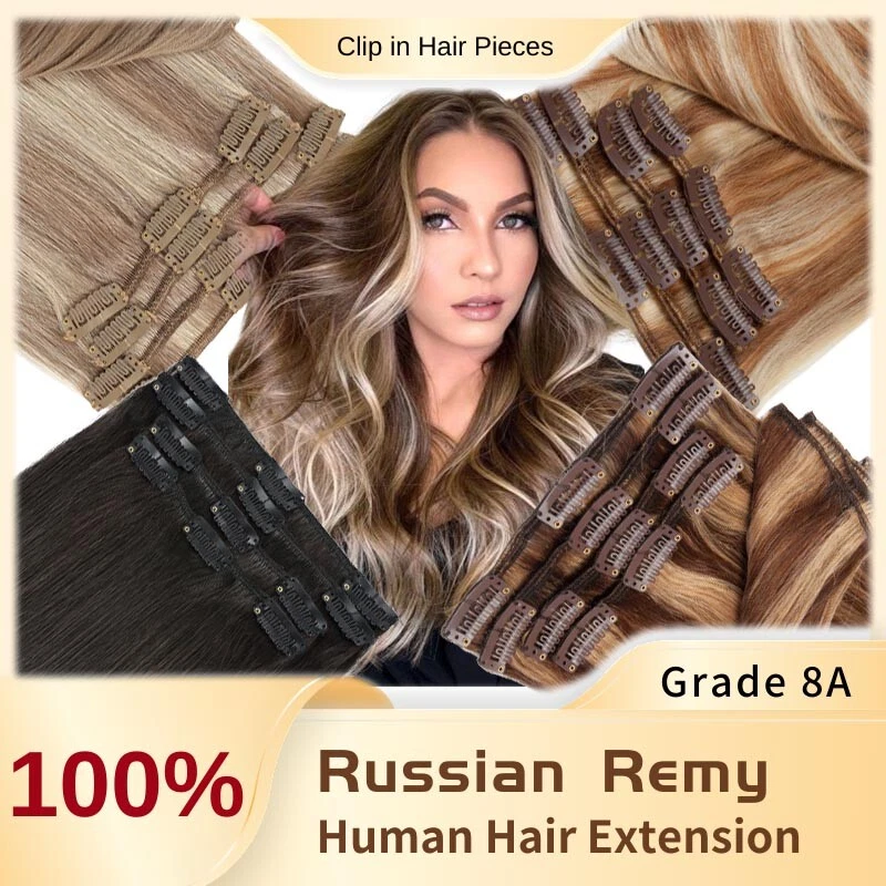 CLIP-IN HUMAN HAIR EXTENSIONS 26-INCH - 9PC REMY CLIP-IN HAIR EXTENSIONS