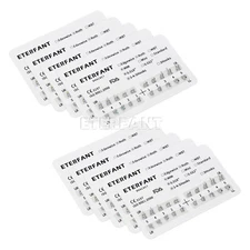 20PCs Dental Ortho Bracket Brackets MIM Monoblock Metal Mini Roth 018 345Hooks