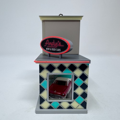 Hallmark 2014 Andy's Cars Keepsake Ornament Nostalgic Houses Shops ARTIST SIGNED - Picture 4 of 13