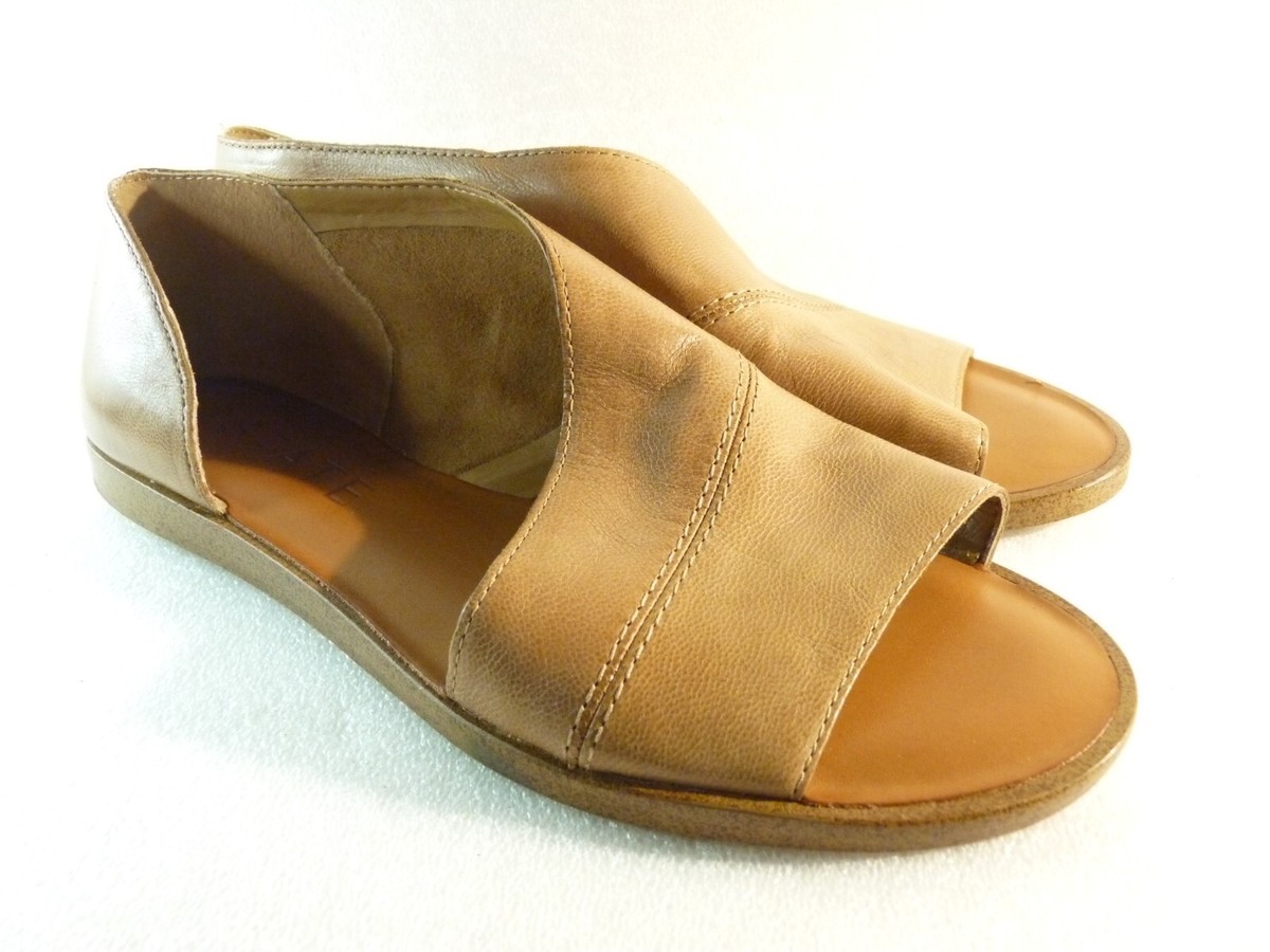 Women Shoes sandals Tan D'Orsay Flat Size SKU 11208