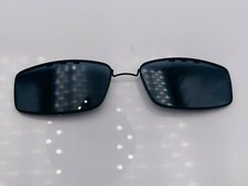 Vintage Autoflex 402UC Black Metal Oval Clips-On Sunglasses Frames