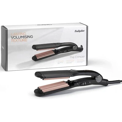 BABYLISS PRO Babyliss 2165CU Pro Crimper Hair Styler Tourmaline Ceramic Crimping Plates 210ºC