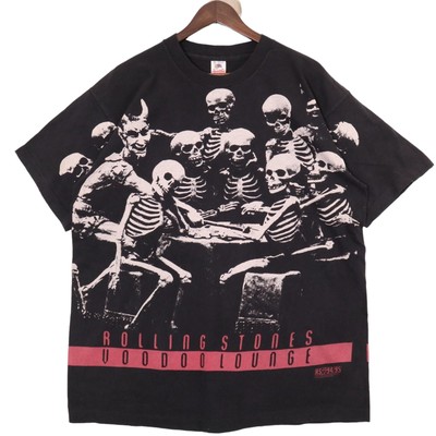 90s FRUIT OF THE LOOM The Rolling Stones Voodoo Lounge T-Shirt 