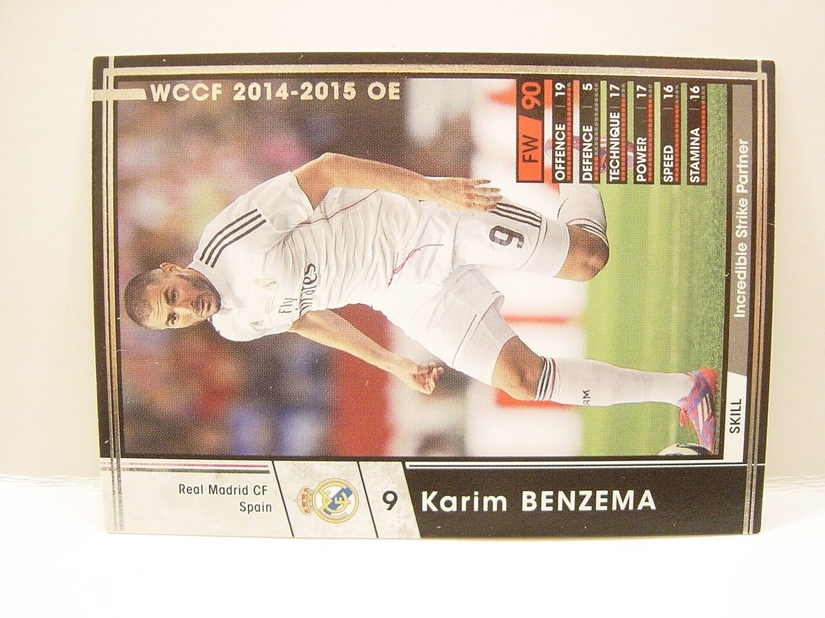 Panini WCCF 2014-15 Karim Benzema 1987 France No.9 Real