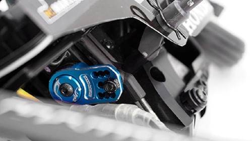 Alloy 'plate' high torque servo saver kit for many 1:10 RC cars & trucks Blue - Bild 3 von 3
