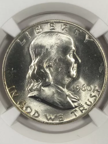 1960-D Franklin Half Dollar. .50. NGC MS64.