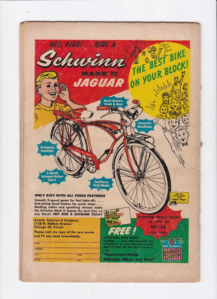 BLACKHAWK #117 [1957 GD] "THE FANTASTIC MR. FREEZE!"  DC COMICS - Image 2 of 2