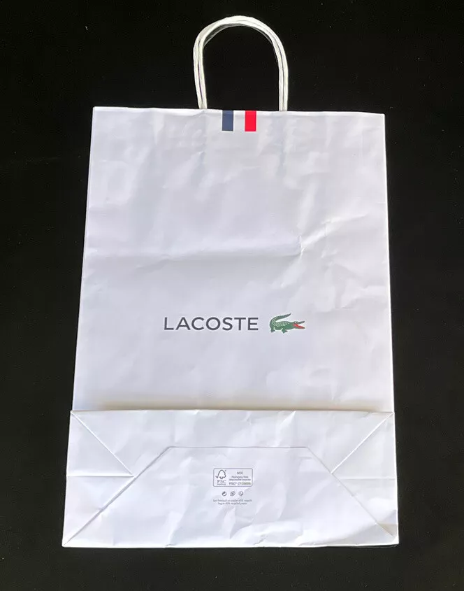 Lacoste on sale paper bag