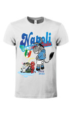 T-shirt Uomo Bambino Napoli Asino Gufo Tifosi Tifoso Cuore Napoletano Scudetto