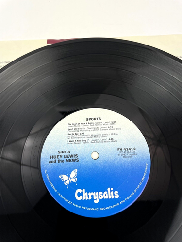 Huey Lewis And The News Sports Vinyl LP 1983 Chrysalis Records FV 41412 VG+ EX - Imagen 7 de 10