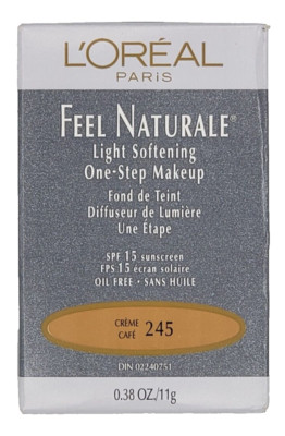 NEW L'Oréal Feel Naturale Light Softening One Step Makeup- 245 CREME CAFE