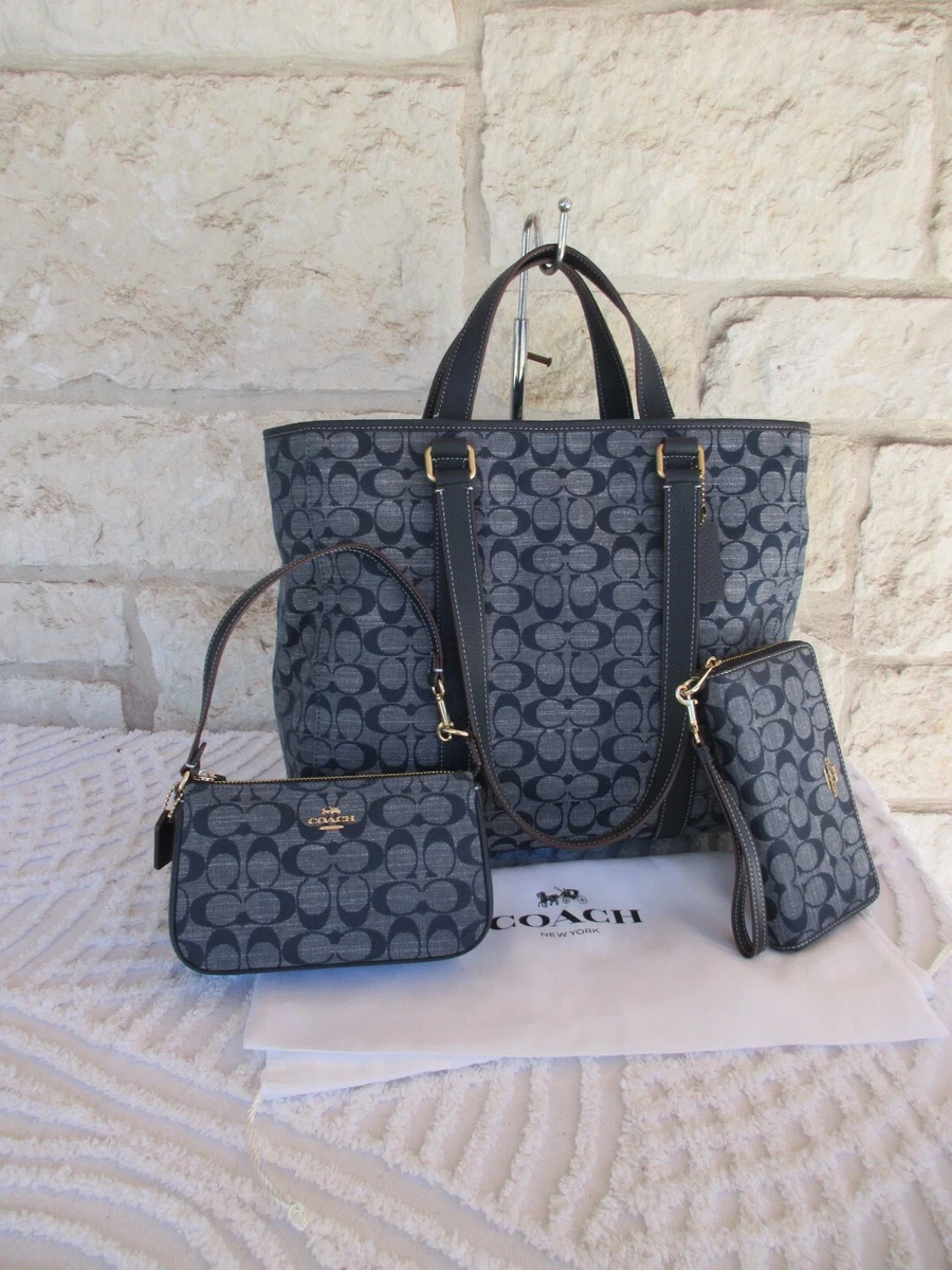 Coach bag online and wallet set