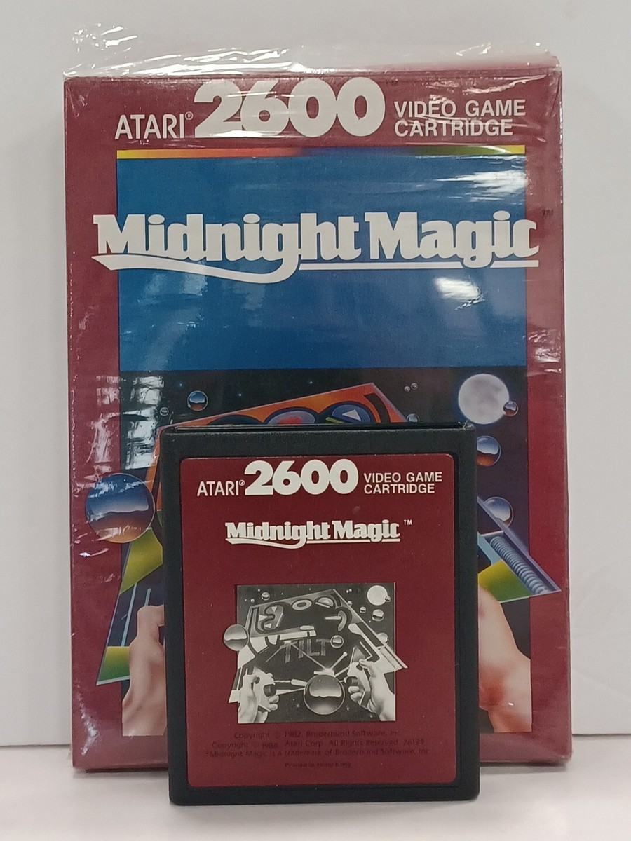 David's MIDNIGHT MAGIC PINBALL for ATARI 2600 CARTRIDGE in Shrink
