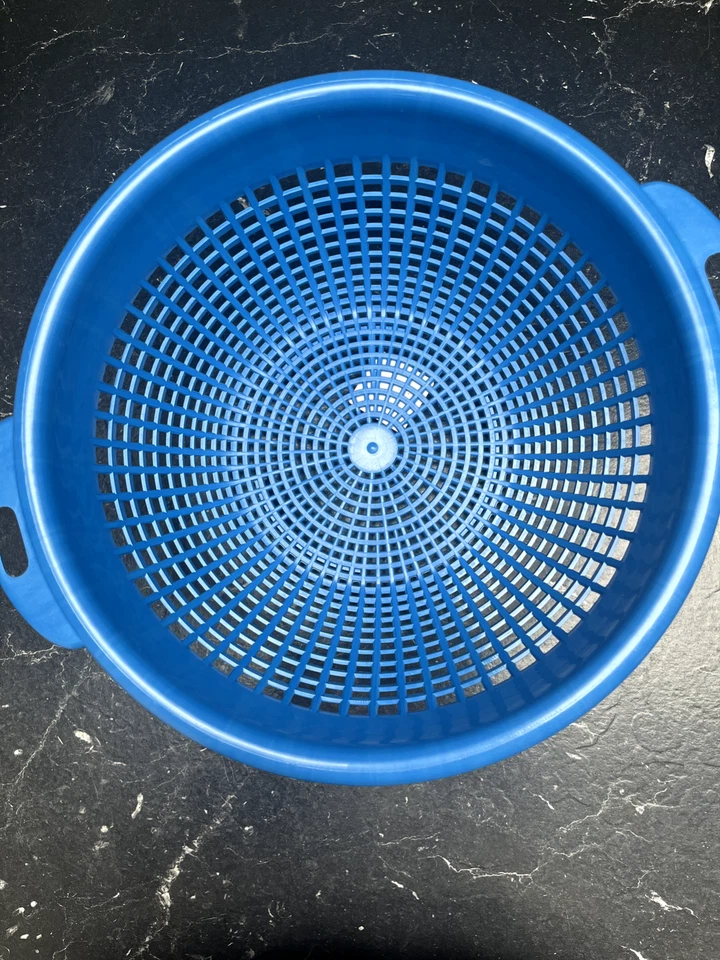 Hedo Küchensieb Seiher, Abtropfsieb mit Griff Nudelsieb 24cm, farbig sortiert - Bild 4 von 4