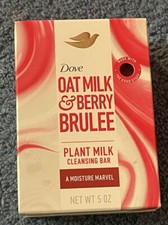 Dove Moisture Oat Milk & Berry Brûlée & Coconut Milk & Sugar Plant Bar Soap (D)