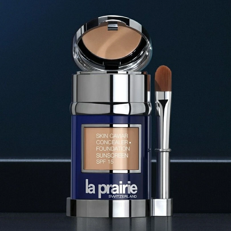 lektie væske træt af LA PRAIRIE SKIN CAVIAR COMPLEXION CONCEALER FOUNDATION SPF 15 - SOFT IVORY  | eBay