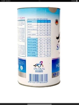 Saumal Horse Milk Longlife Dairy Halal UHT Rich Whey Protein 250g Can