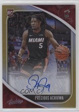 2020 Absolute Memorabilia Rookie Variations Level 1 Precious Achiuwa Auto 17hq