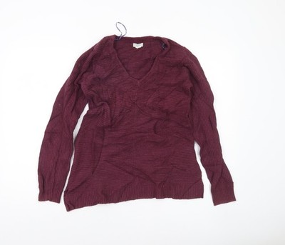 Tight-Strickpullover Damen UK 10 Regular Fat Face Lila
