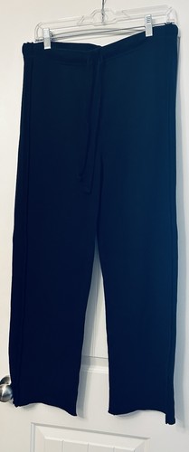 Pantalones deportivos italianos Frank And Eileen talla mediana Bella pierna ancha azules no se ven usados - Imagen 3 de 5