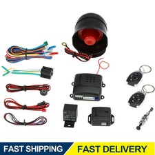 Universal Car Alarm System Security Keyless Entry System With 2 Key Fobs W7i9