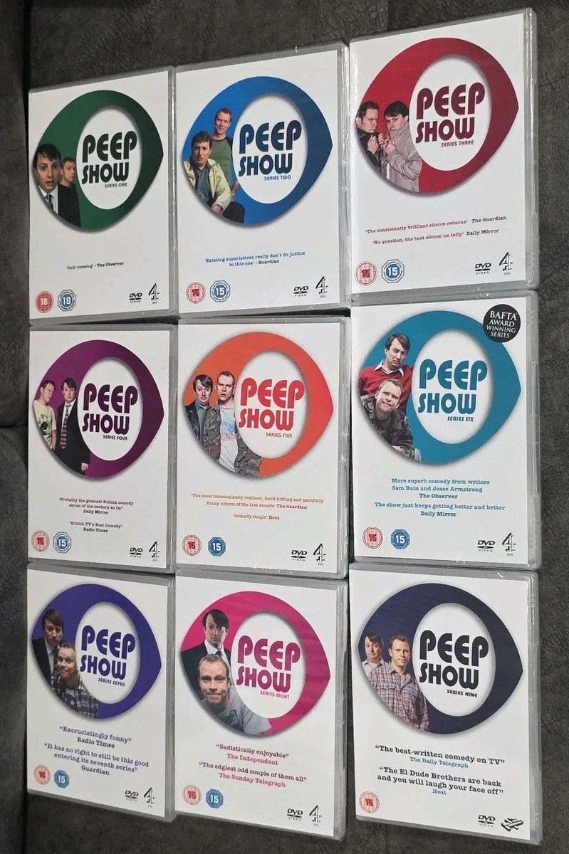 Peep Show The Complete Series 1-9 DVD Box Set: FREE DELIVERY- RARE