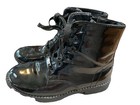 TAHARI Boots Merlene Youth girls black glittery lace up combat boots 3 Side Zip — photo 1