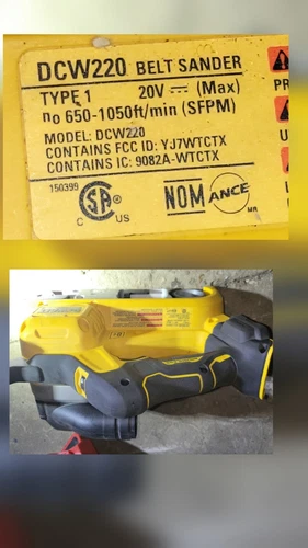 DEWALT 20V MAX XR Belt Sander (Tool Only) - DCW220B