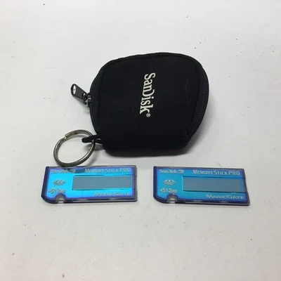 Sandisk 512 MB Memory Stick Pro Magic Gate For 2 With Case. - image 1 of 4