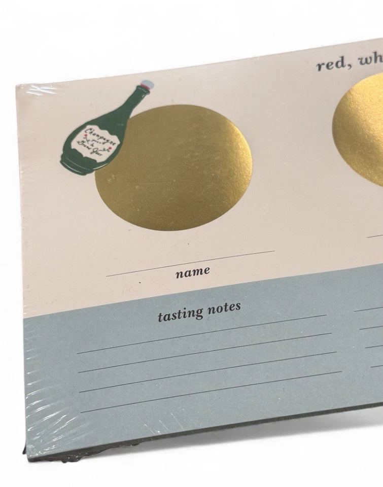 Kate Spade New York Hojas de Cata de Vinos Rojo Blanco Rosa Paquete de 25 Regalo de Fiesta NUEVO Foto 2 de 4