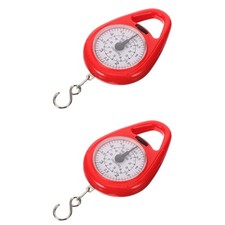 2 PCS Travel Bag Scale Weighing Machine for Luggage Fishing Weight with Hook