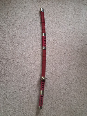 #ad One Piece Plastic Sword Roronoa Zoro Sandai Kitetsu $26.00