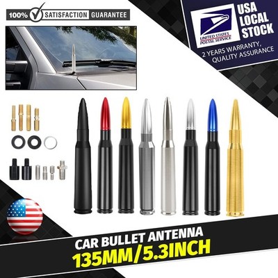 5.3'' Bullet Style Antenna Radio Aerial FM/AM Mast Replacement W/Screws For Ford