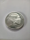 1 oz Silver Round .999 Fine Silver  Liberty /Buffalo