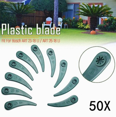 50PCS für Bosch Rasentrimmer ART23-18LI Durablade Ersatzmesser NEU