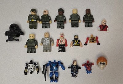 LOT Of MEGA CONSTRUX BLOKS Non Lego MINI FIGURE Mixed 