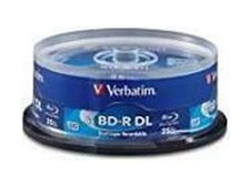 VERBATIM 98897 BD-R TL 100GB 4X White Inkjet Printable 10PK