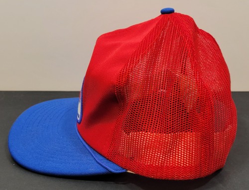 Vtg Carquest Hat Snapback Cap Red/Blue 80's Auto Parts Stores w/Blue Rope *Read - Picture 3 of 12