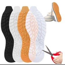1Pair Anti-skid DIY Replacement Shoes with Thickened Rubber Soles to Repair