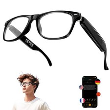 AI Smart Glasses for Men Women - Bluetooth 5.4 with Chat GPT, Blue Light Filt...