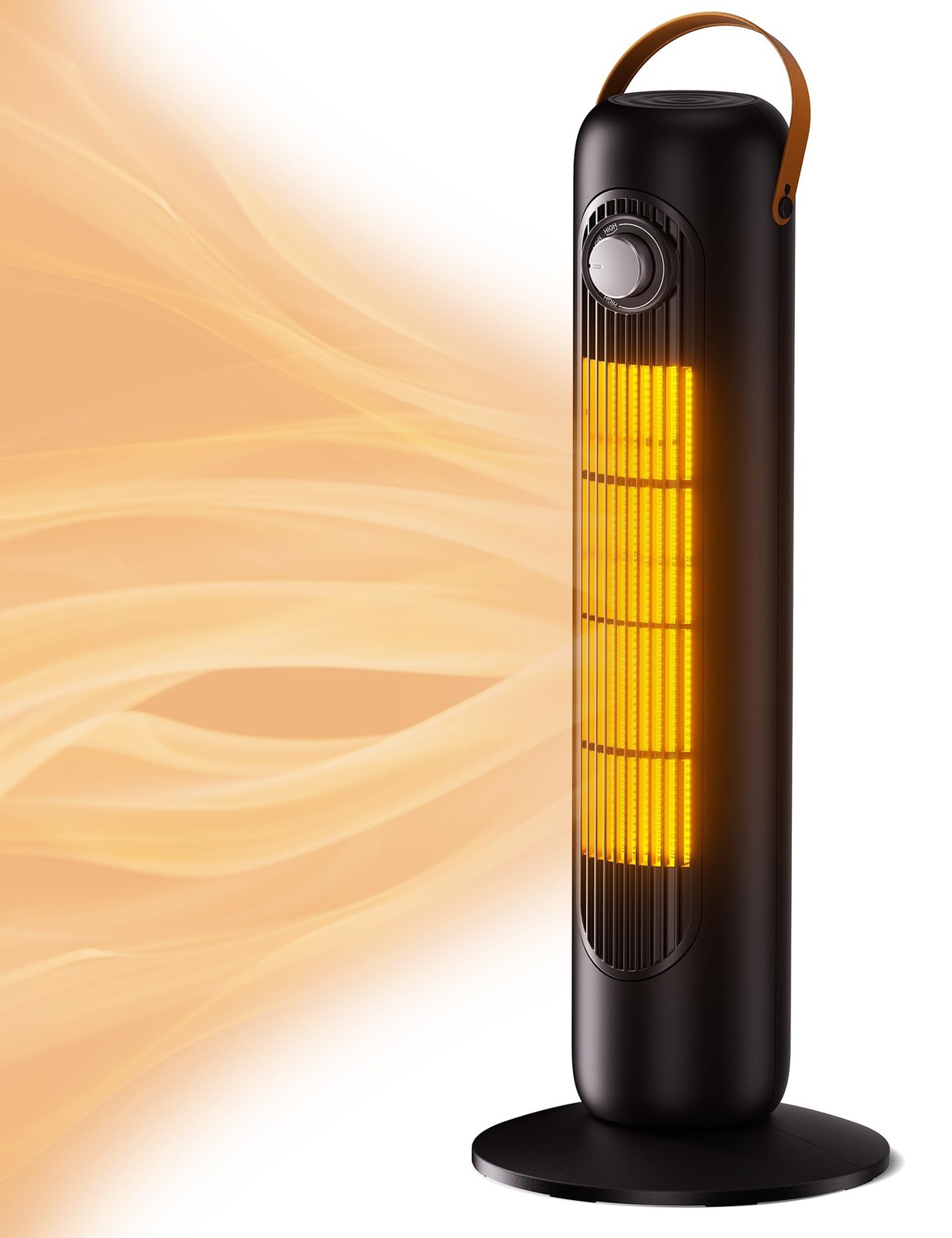 Space Heater, 9 Heat Setting, 9-Hour Timer, Portable A - 5