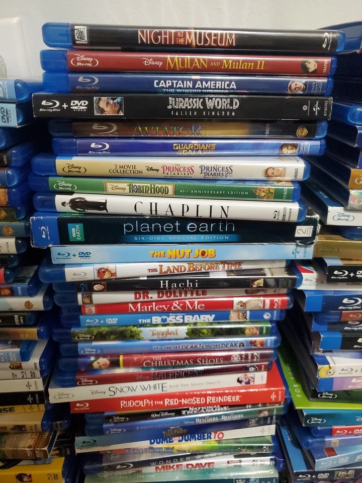 Лот из 100 фильмов Blu-Ray - Disney / комедия / экшн / супергерой / и т. д. - Изображение 4 из 4