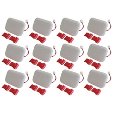 Choice W11683241 Refrigerator White LED Light 12 Pack of W11130208 for Whirlpool