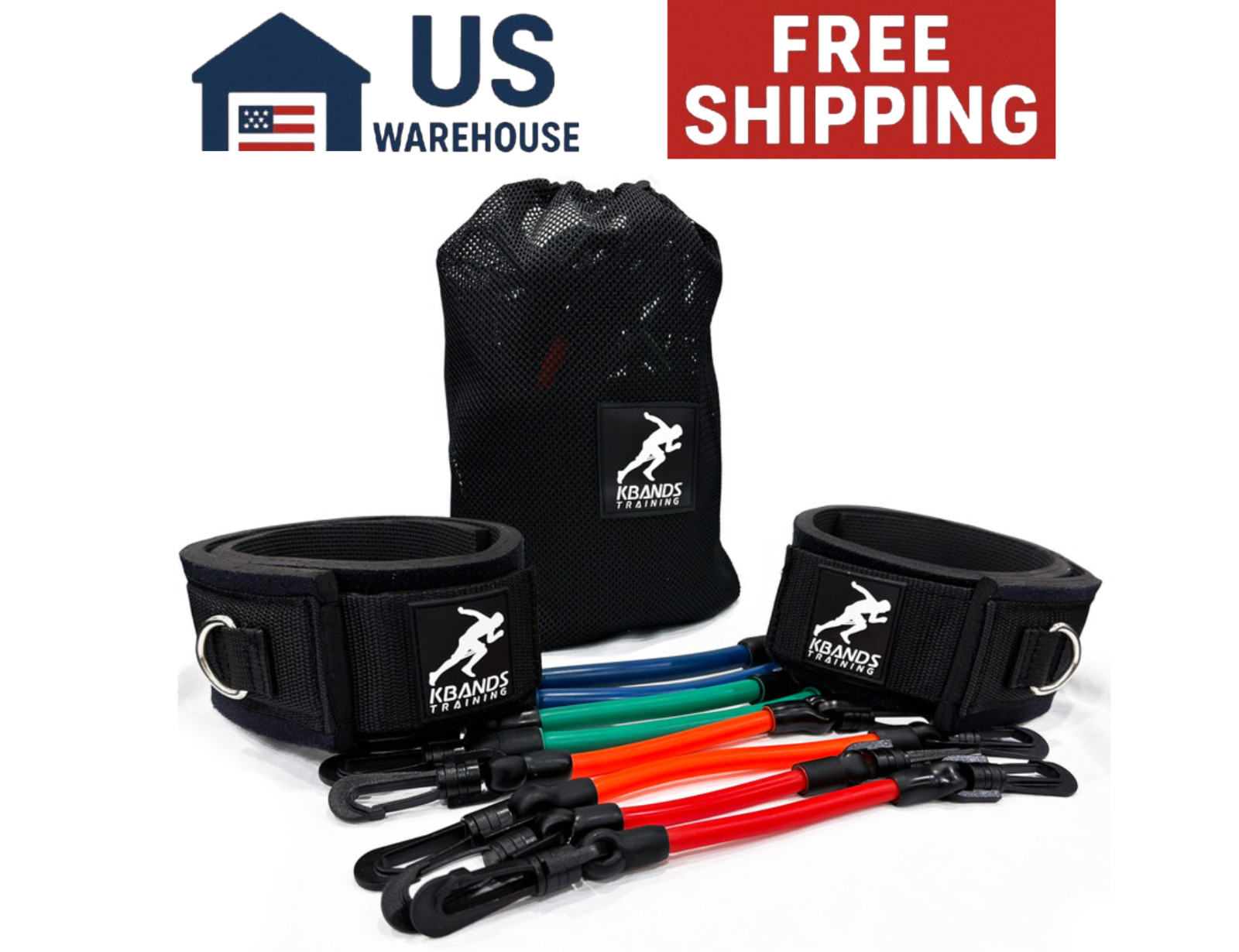 Speed Strength Leg Resistance Bands Training Set For Athlete
