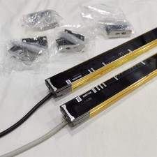 Omron Safety Light Curtain F3SJ. Emitter and Receiver. Made in Japan