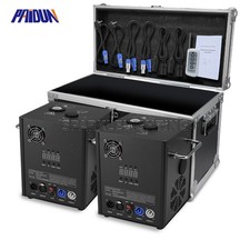 PAIDUN 2PCS Cold Spark Machine 750W DMX512 Remote Firework Effect Flight Case