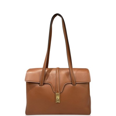 Celine Medium Soft 16 Brown Smooth Calfskin Jd 032326 A 1