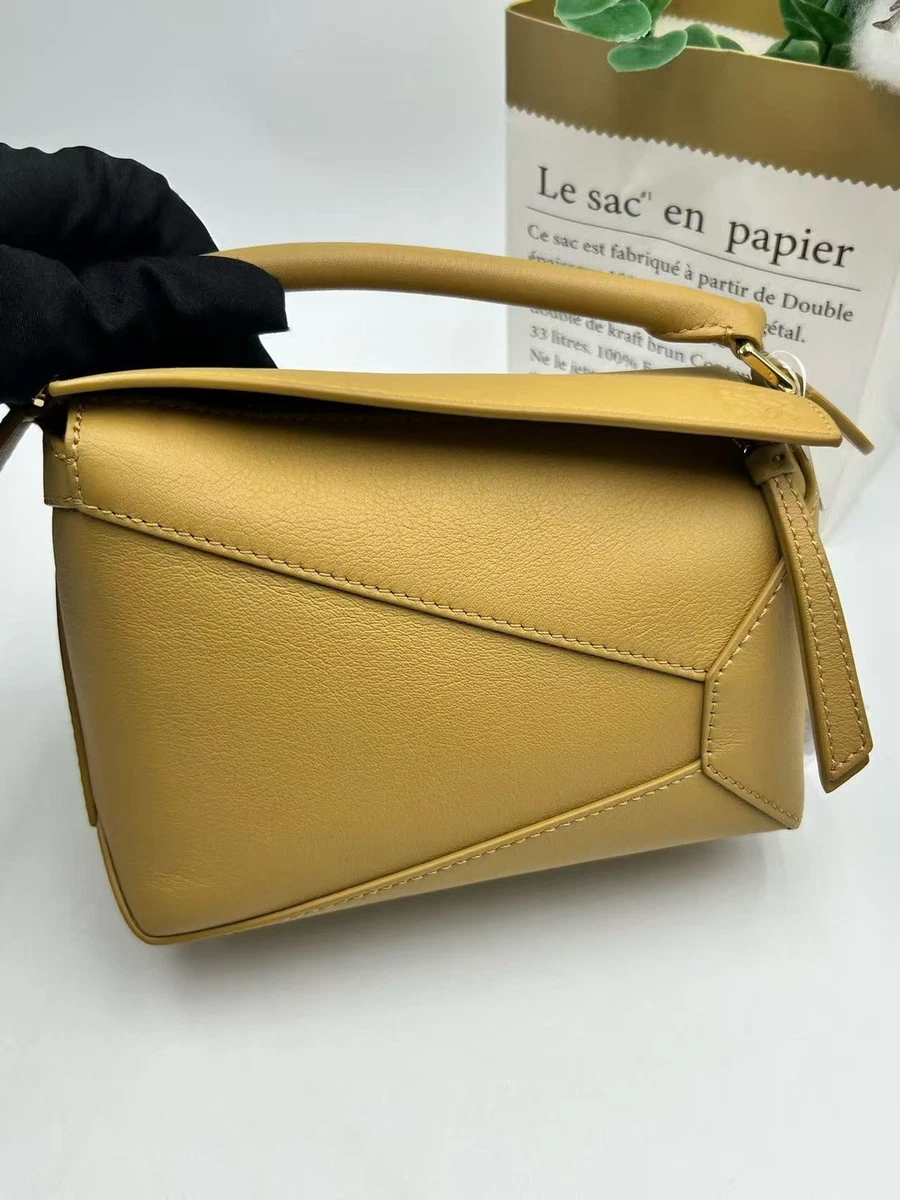 Loewe Yellow Leather Exterior Bags & Handbags for Women for sale